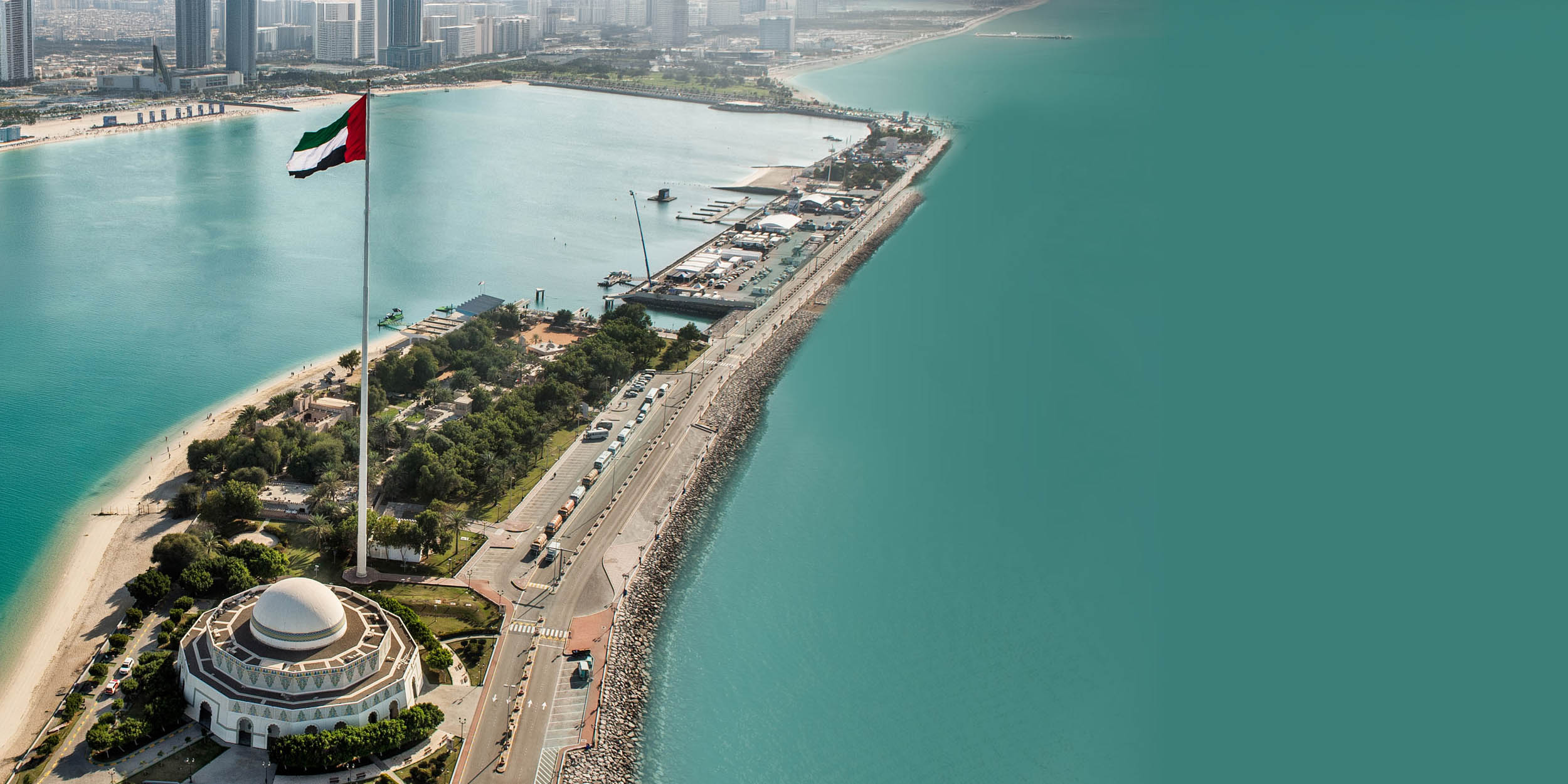 Abu Dhabi Branch opening banner