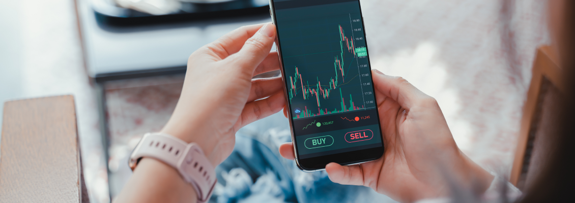 ENBD Trading in mobile